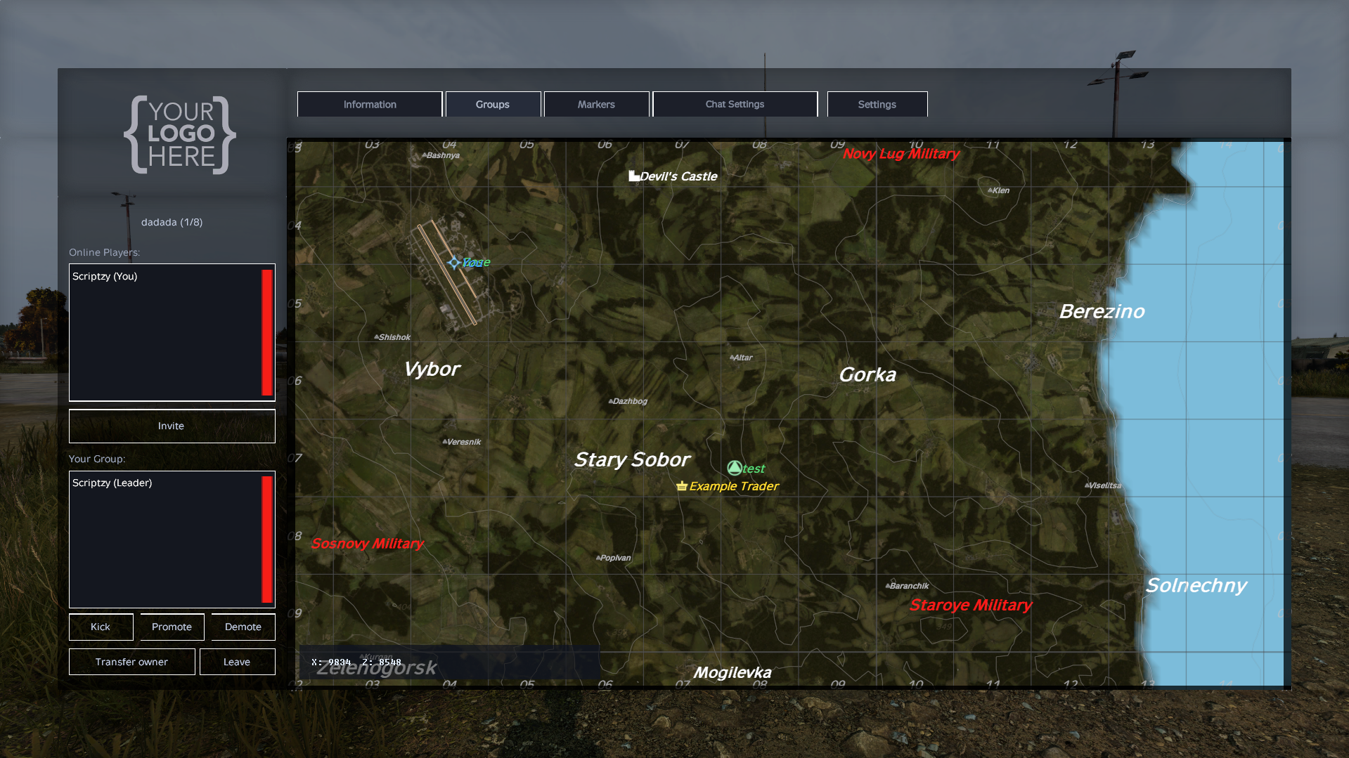 GroupSystem Mod preview 1