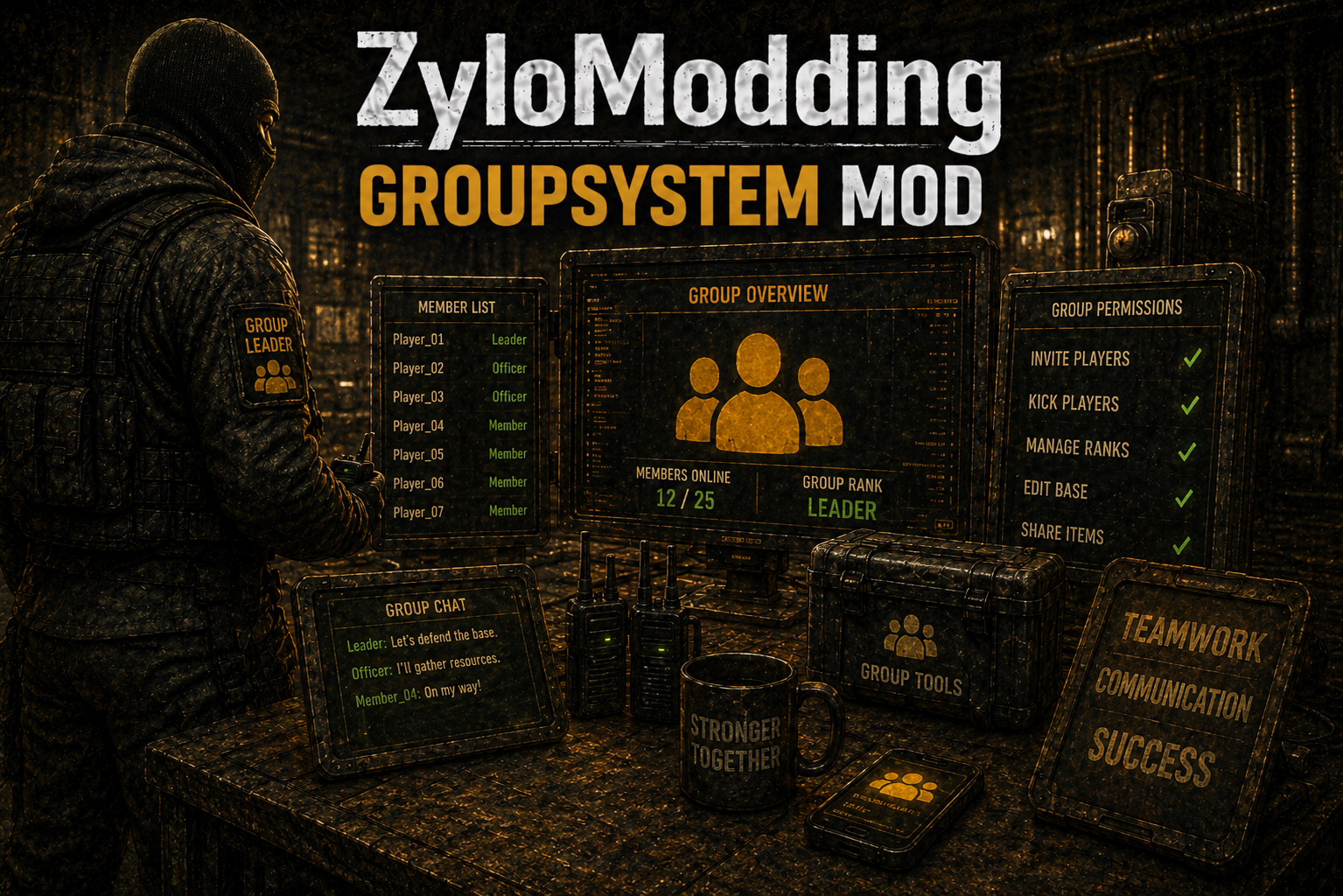 GroupSystem Mod preview