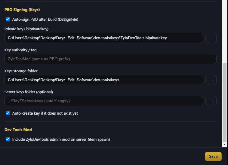 Zylo Mod Launcher — settings and tools